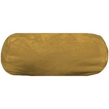 Coussins Stof Coussin polochon doudou couleur jaune moutarde - 45 x 20...