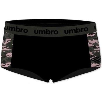 Shorties &amp; boxers Umbro Boxer Femme Microfibre CAM Noir Kaki