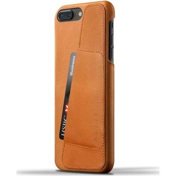 Housse portable Mujjo Leather Wallet Case iPhone 7 Plus Tan