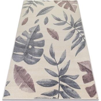 Tapis Rugsx Tapis HEOS 78428 crème / rose FEUILLES 120x170 cm