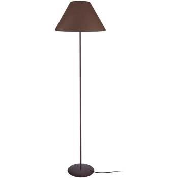 Lampadaires Tosel Lampadaire droit métal marron