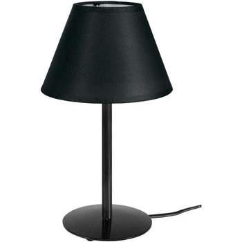 Lampes de bureau Tosel Lampe a poser demi-cylindrique métal noir