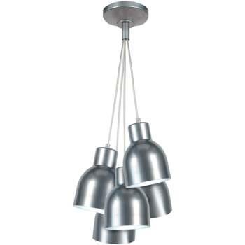 Lustres, suspensions et plafonniers Tosel Lustre grappe métal aluminiu...