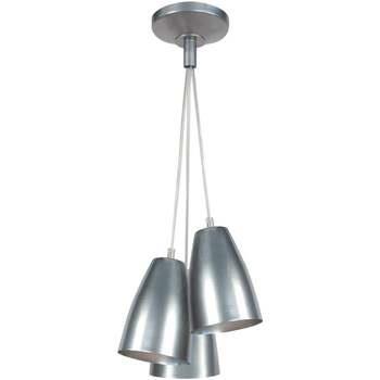 Lustres, suspensions et plafonniers Tosel Lustre grappe métal aluminiu...