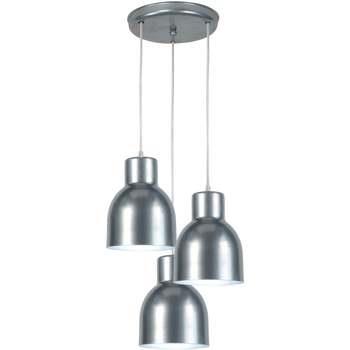 Lustres, suspensions et plafonniers Tosel Lustre grappe métal aluminiu...