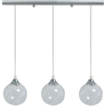 Lustres, suspensions et plafonniers Tosel Lustre bar métal aluminium