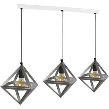 Lustres, suspensions et plafonniers Tosel Lustre bar métal aluminium