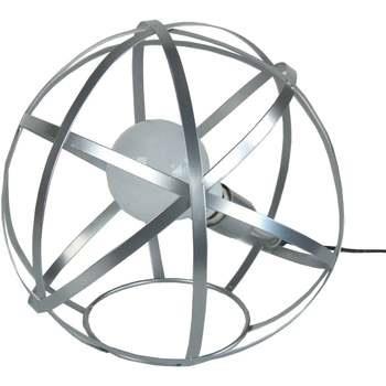 Lampes de bureau Tosel Lampe a poser globe métal aluminium