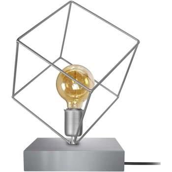 Lampes de bureau Tosel Lampe a poser géométrique métal aluminium