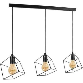 Lustres, suspensions et plafonniers Tosel Lustre bar métal anthracite