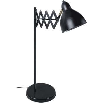 Lampes de bureau Tosel Lampe de bureau articulé métal anthracite