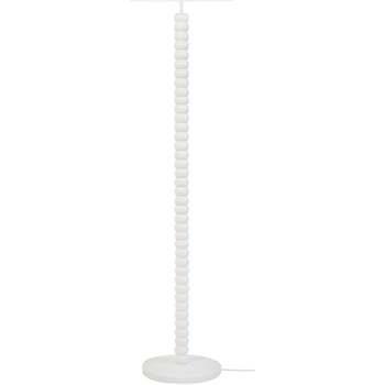 Lampadaires Tosel Lampadaire droit bois blanc