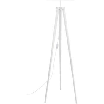 Lampadaires Tosel Lampadaire trépied bois blanc