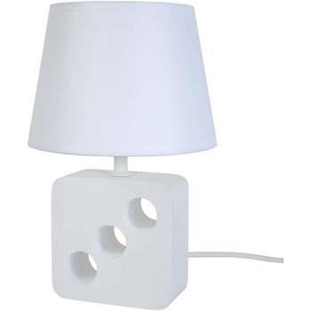 Lampes de bureau Tosel Lampe de chevet carré bois blanc