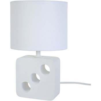 Lampes de bureau Tosel Lampe de chevet carré bois blanc