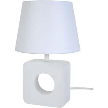 Lampes de bureau Tosel Lampe de chevet carré bois blanc