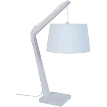 Lampes de bureau Tosel Lampe de chevet arqué bois blanc