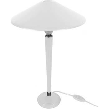 Lampes de bureau Tosel Lampe de chevet conique métal blanc