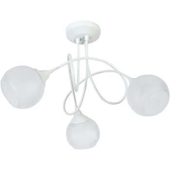 Lustres, suspensions et plafonniers Tosel Lustre multi bras métal blan...