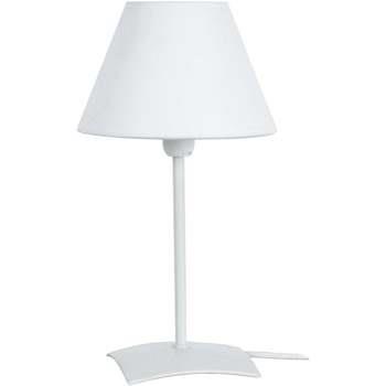 Lampes de bureau Tosel Lampe de chevet droit métal blanc d'ivoire