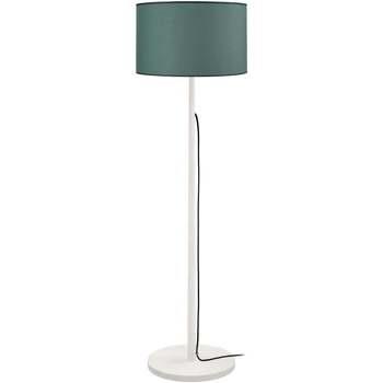 Lampadaires Tosel Lampadaire droit bois blanc et vert