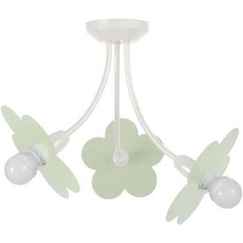 Lustres, suspensions et plafonniers Tosel Lustre multi bras métal blan...