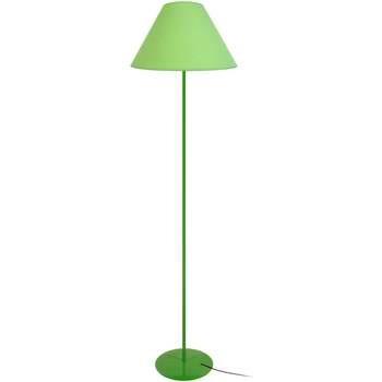 Lampadaires Tosel Lampadaire droit métal vert