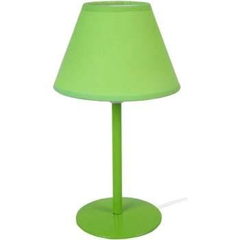 Lampes de bureau Tosel Lampe a poser demi-cylindrique métal vert