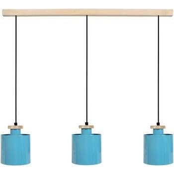 Lustres, suspensions et plafonniers Tosel Lustre bar métal bleu