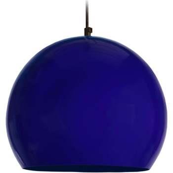 Lustres, suspensions et plafonniers Tosel Suspension globe métal bleu ...
