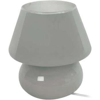 Lampes de bureau Tosel Lampe de chevet champignon verre gris