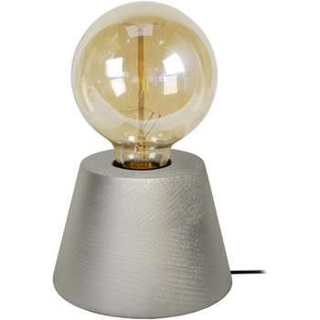 Lampes de bureau Tosel Lampe de chevet conique bois gris