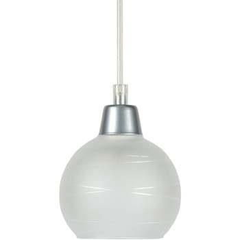 Lustres, suspensions et plafonniers Tosel Suspension globe métal gris