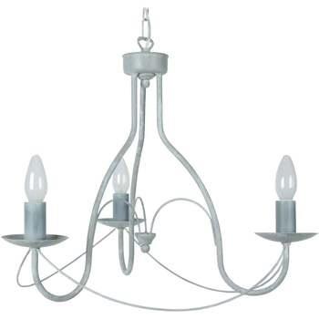 Lustres, suspensions et plafonniers Tosel Lustre multi bras métal gris...