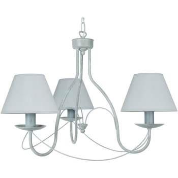 Lustres, suspensions et plafonniers Tosel Lustre multi bras métal gris...