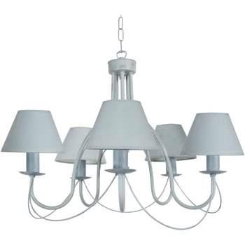 Lustres, suspensions et plafonniers Tosel Lustre multi bras métal gris...