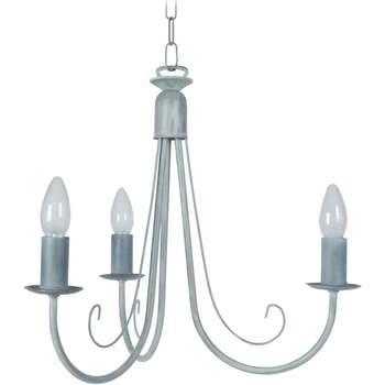 Lustres, suspensions et plafonniers Tosel Lustre multi bras métal gris...