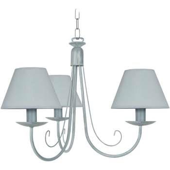 Lustres, suspensions et plafonniers Tosel Lustre multi bras métal gris...