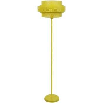 Lampadaires Tosel Lampadaire droit métal jaune