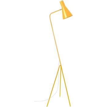 Lampadaires Tosel lampadaire liseuse articulé métal jaune