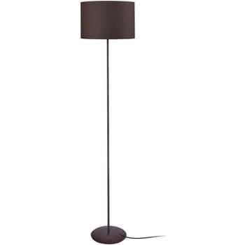 Lampadaires Tosel Lampadaire droit métal marron