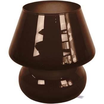 Lampes de bureau Tosel Lampe de chevet champignon verre marron
