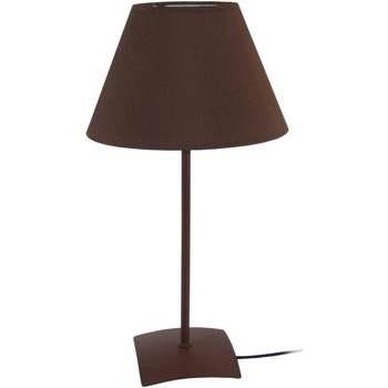 Lampes de bureau Tosel Lampe de chevet droit métal marron