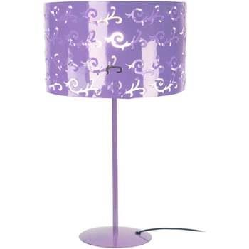 Lampes de bureau Tosel Lampe de chevet droit métal mauve