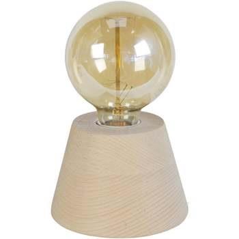 Lampes de bureau Tosel Lampe de chevet conique bois naturel