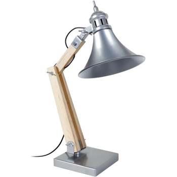 Lampes de bureau Tosel Lampe de bureau articulé métal naturel et alumi...