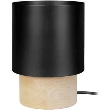 Lampes de bureau Tosel Lampe de chevet cylindrique métal naturel et no...