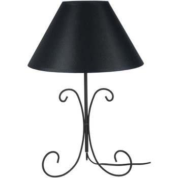 Lampes de bureau Tosel Lampe de chevet colonne métal noir