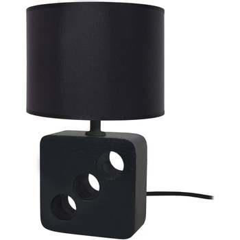 Lampes de bureau Tosel Lampe de chevet carré bois noir