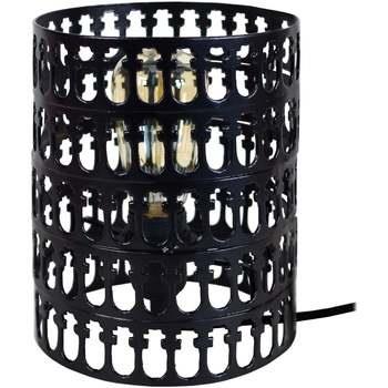 Lampes de bureau Tosel Lampe de chevet cylindrique métal noir